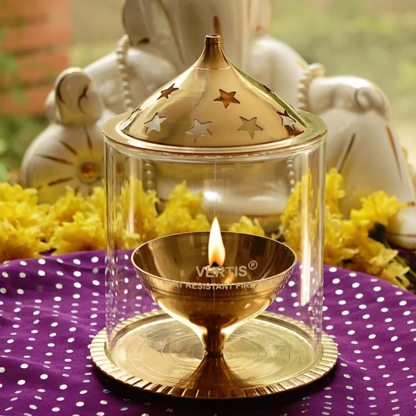 Brass Akhand Diya Reg