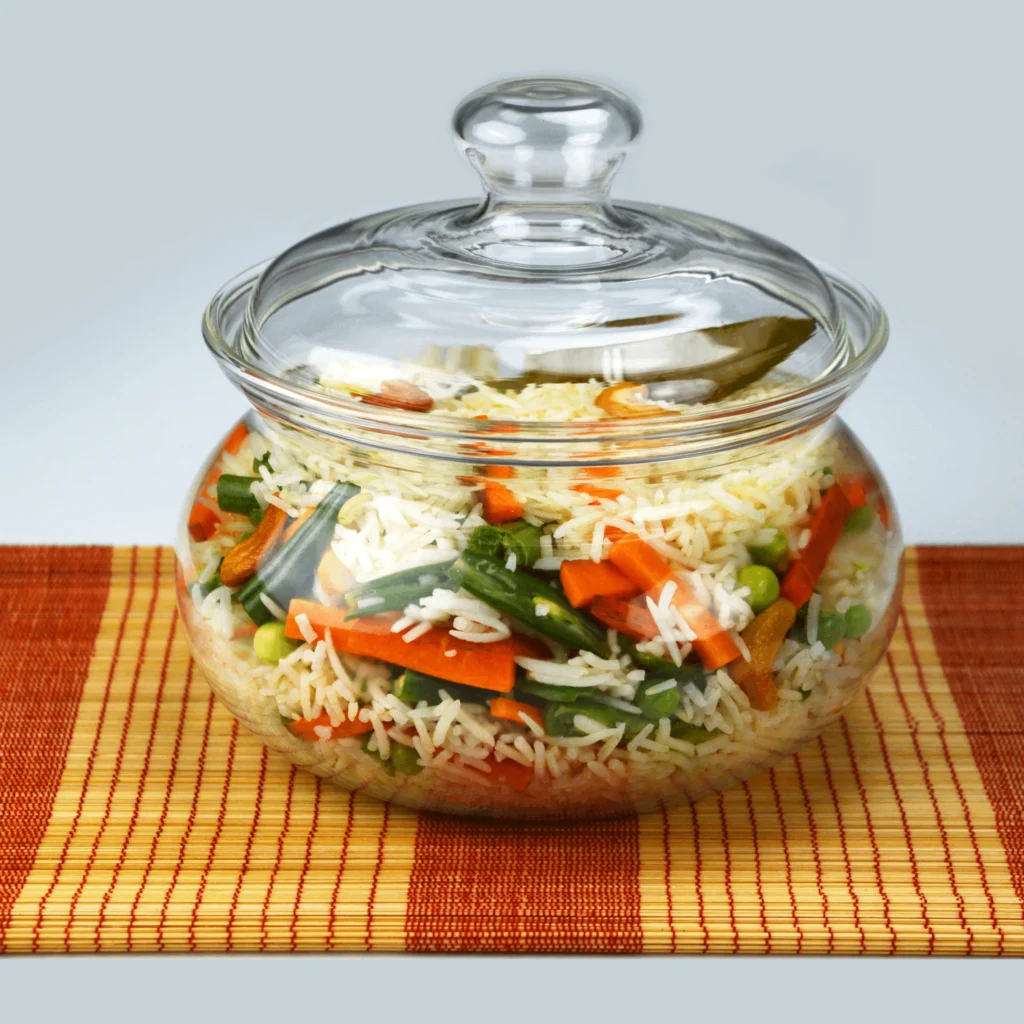 Glass Cook and Serve Casserole Clear Ver 1 Flameproof VERTIS®