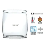 glass cover for diya lamp windproof borosilicate chimney